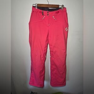 Scott Fuchsia Ski Pants with Logo